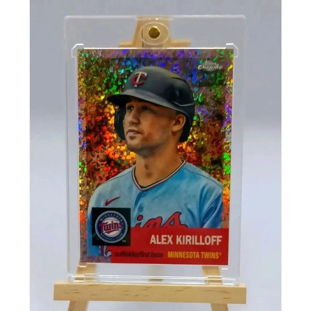 Topps Chrome Rose Gold Rainbow Refractor #236 2022 SP 64/75 Alex Kirilloff - Picture 2 of 9